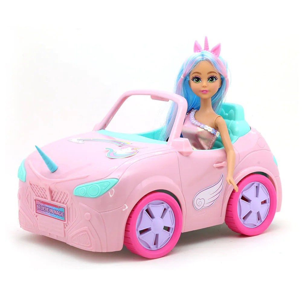 Papusa Dreameez cu masina Unicorn - poza 2