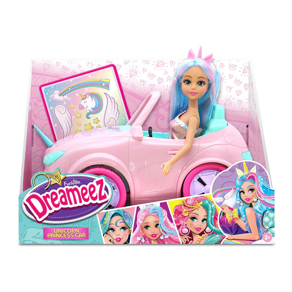 Papusa Dreameez cu masina Unicorn - poza 3