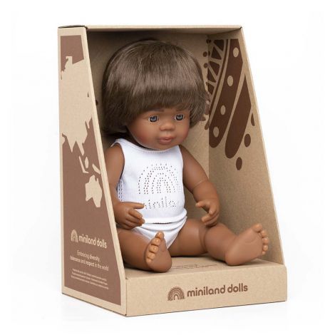 Papusa educativa 38 cm Baiat australian nativ - poza 2