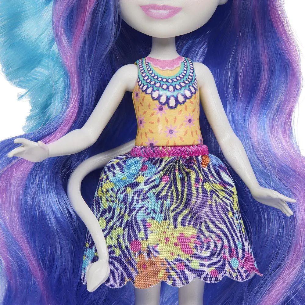 Papusa Enchantimals Glam Party Zamirah Zebra - poza 3