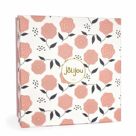 Papusa Eva, 30 cm, material textil, roz - poza 3