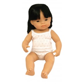 Papusa fetita asiatica 38 cm - Miniland - poza 2