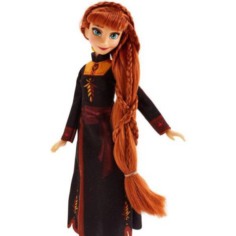 Papusa Frozen2 Anna Cu Par Lung Pentru Impletit - poza 4