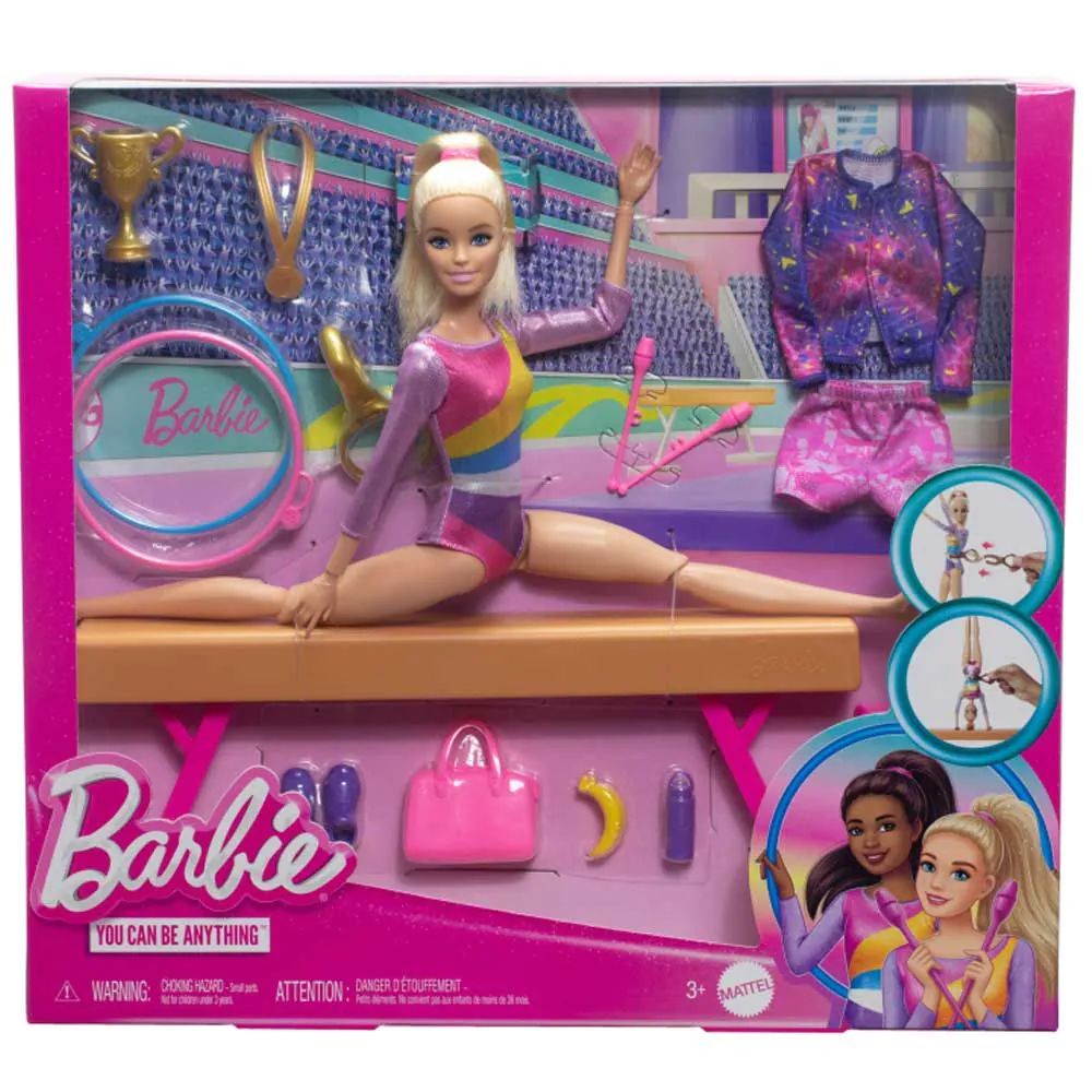 Papusa gimnasta cu accesorii Barbie Careers - poza 2