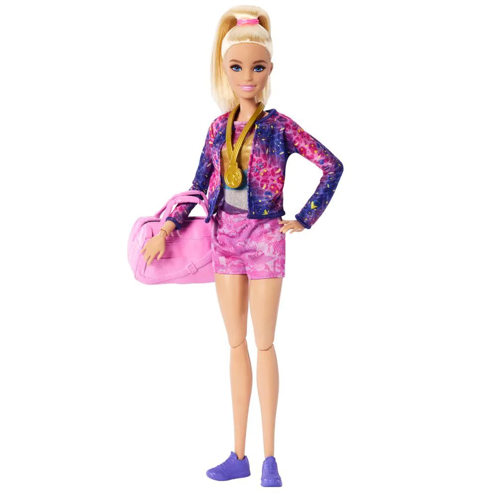 Papusa gimnasta cu accesorii Barbie Careers - poza 3