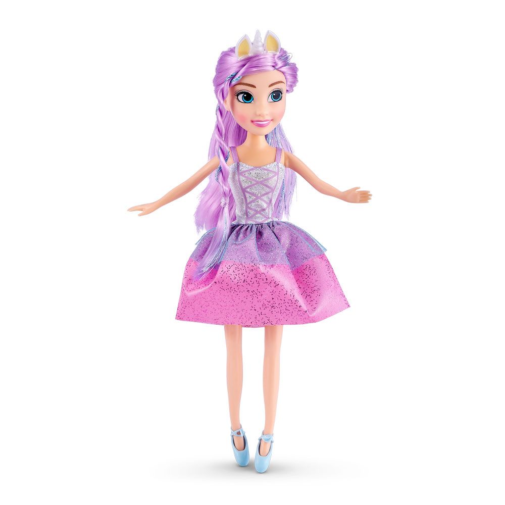 Papusa in cornet Sparkle Girlz Unicorn and Rainbow - poza 1