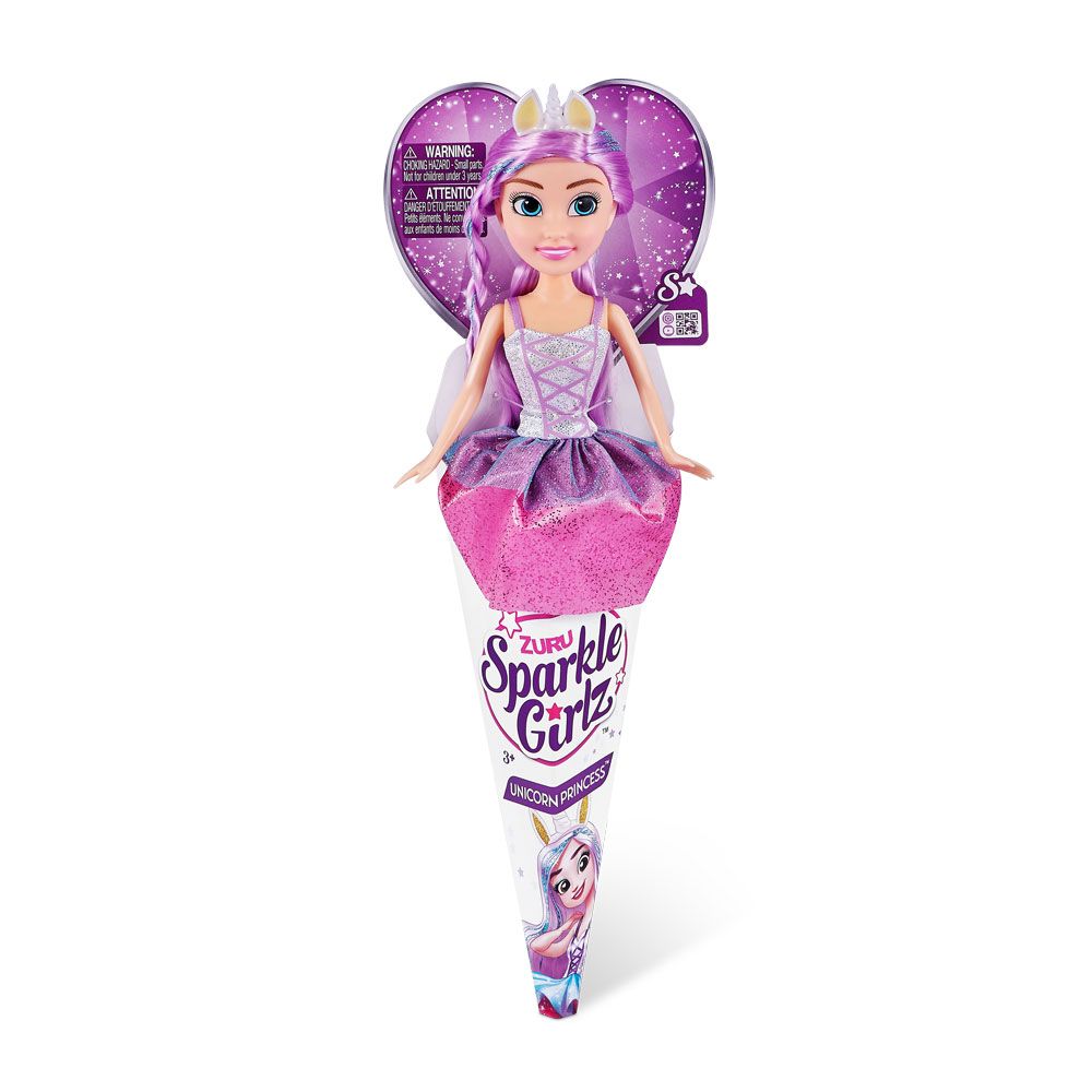 Papusa in cornet Sparkle Girlz Unicorn and Rainbow - poza 2