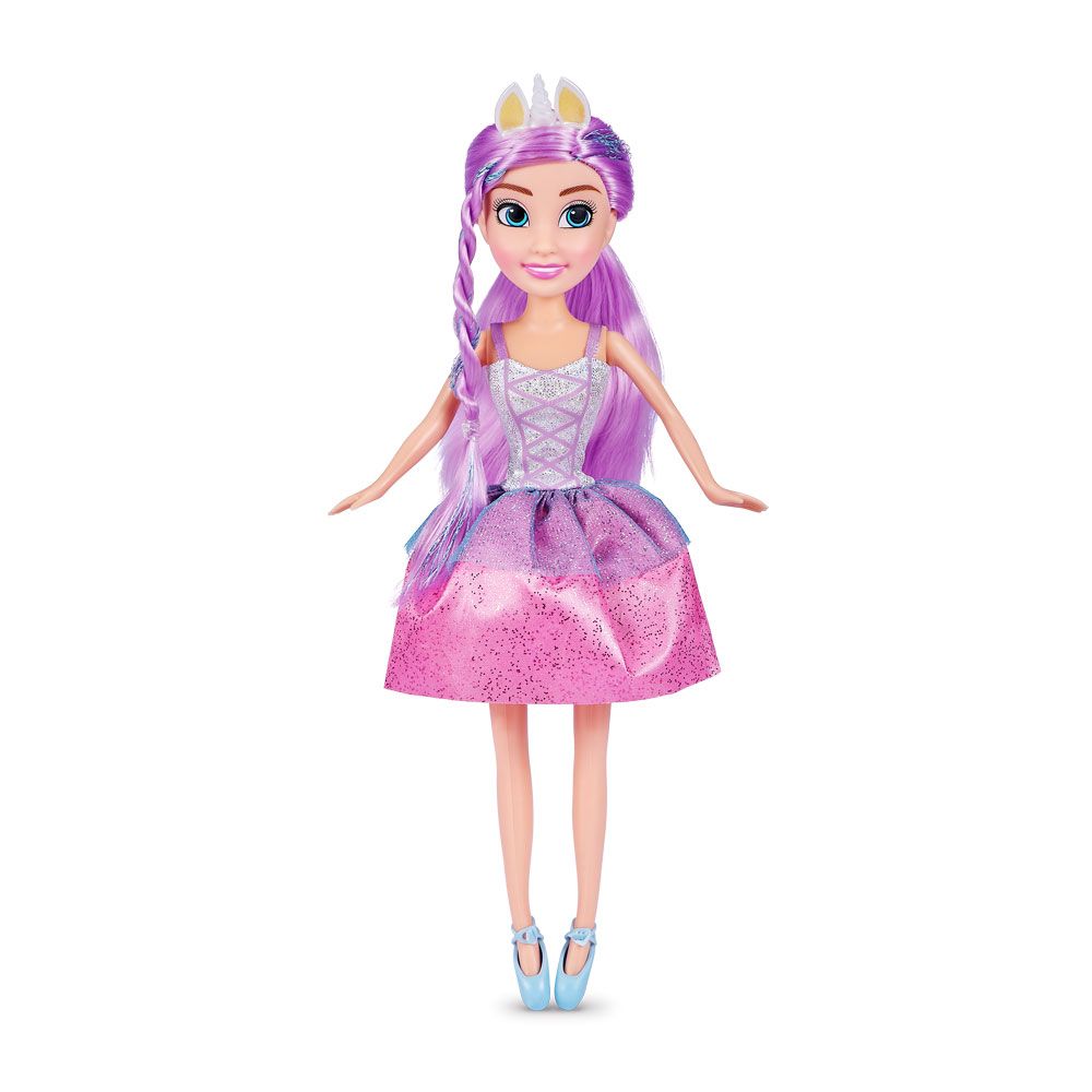Papusa in cornet Sparkle Girlz Unicorn and Rainbow - poza 3