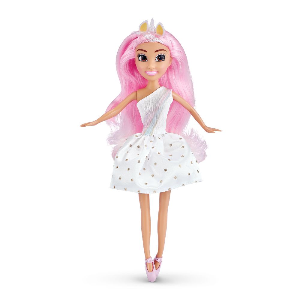 Papusa in cornet Sparkle Girlz Unicorn and Rainbow - poza 4