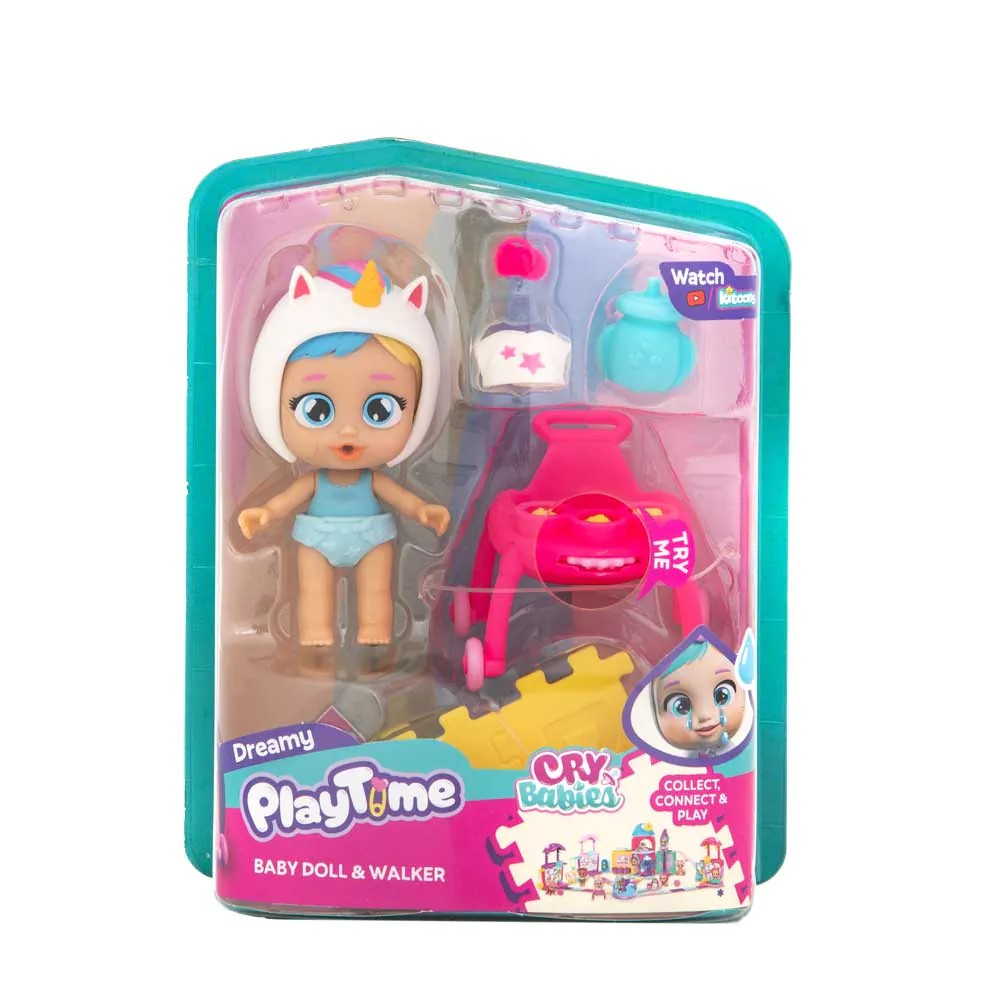 Papusa interactiva Cry Babies Dreamy cu premergator - poza 2