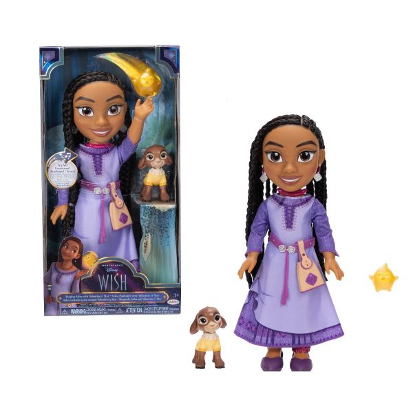 Papusa interactiva cu accesorii Disney Wish Asha 38 cm - poza 2