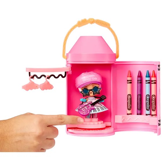 Papusa LOL Surprise Loves Crayola Color Me Studio cu 4 creioane - poza 4