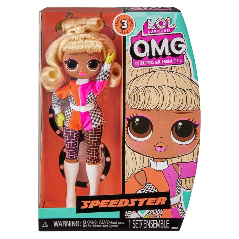 Papusa LOL Surprise OMG Speedster, 25cm - poza 2