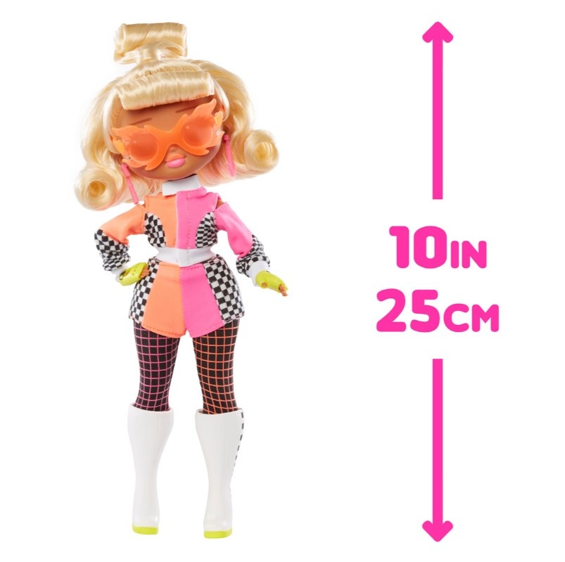 Papusa LOL Surprise OMG Speedster, 25cm - poza 4