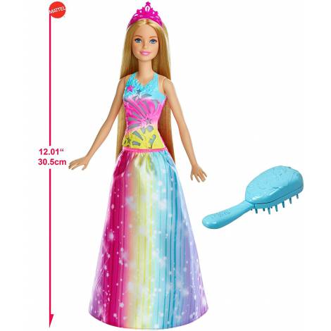 Papusa Mattel Barbie Dreamtopia Printesa cu perie - poza 3