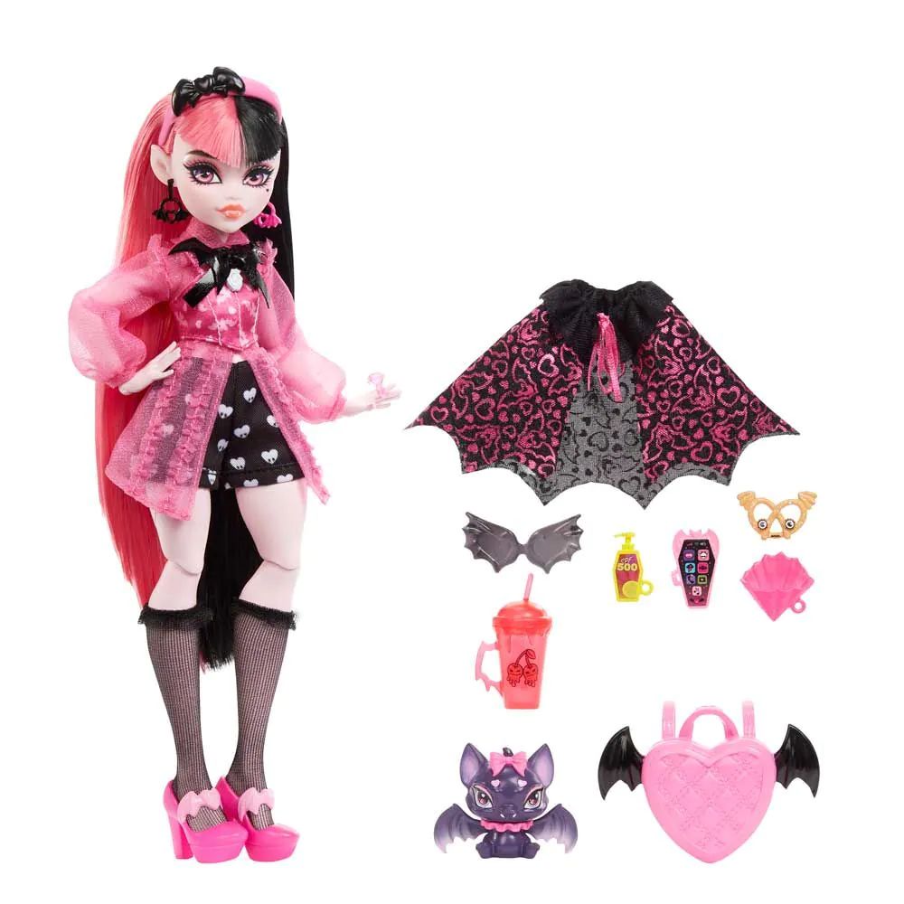 Papusa Mattel Monster High Draculaura cu animalut si accesorii - poza 1
