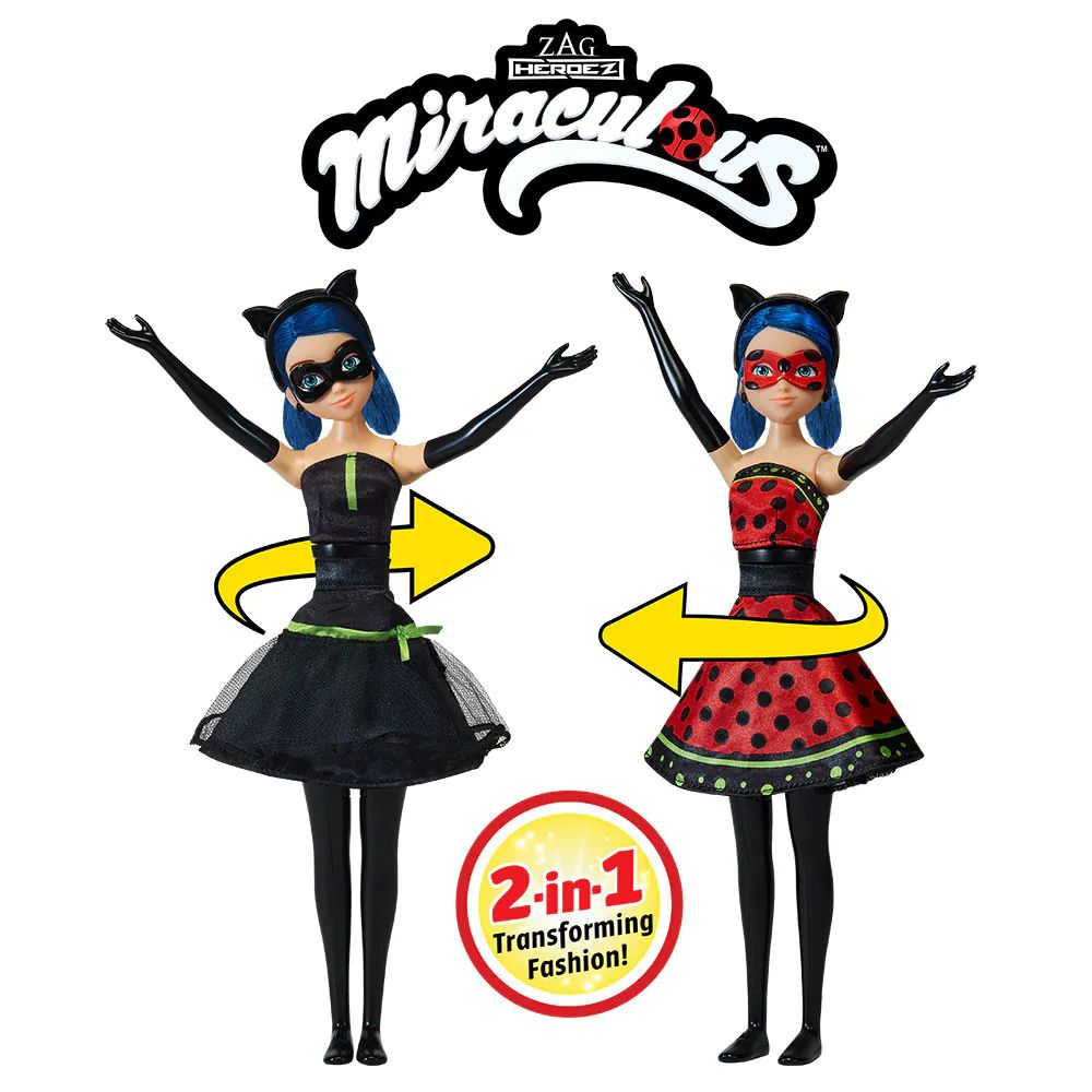 Papusa Miraculous Ladybug Transformarea Magica - poza 1