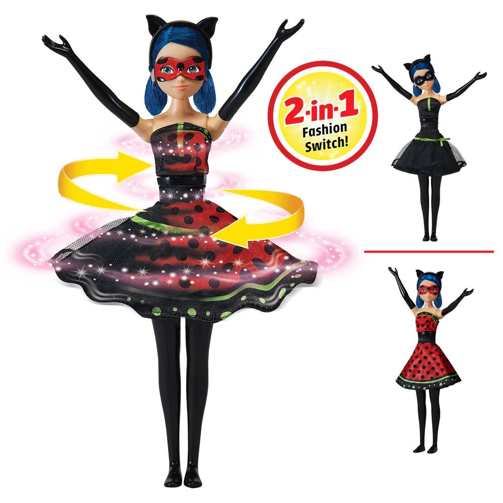 Papusa Miraculous Ladybug Transformarea Magica - poza 4