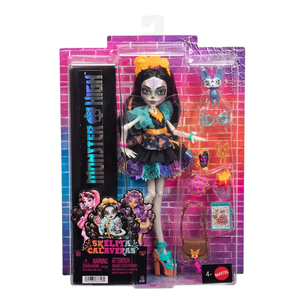 Papusa Monster High Skelita Calaveras 24 cm - poza 2