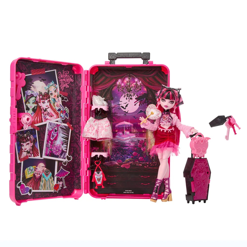 Papusa Monster High Skulltimate Secrets 7 Draculaura - poza 3