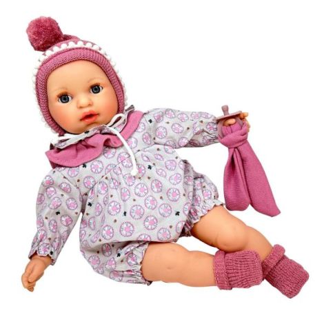 Papusa Nines D'Onil, Alex Pompon, cu sunete, cu jucarie, ambalata in cutie, cu miros de vanilie, 40 cm - poza 1