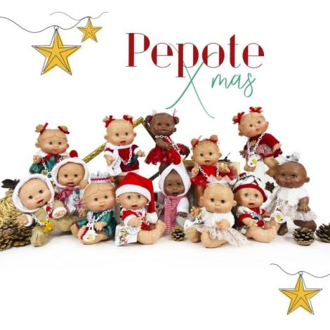 Papusa Nines D\'Onil, Colectia Pepote Craciun, cu miros de vanilie, 26 cm - poza 1