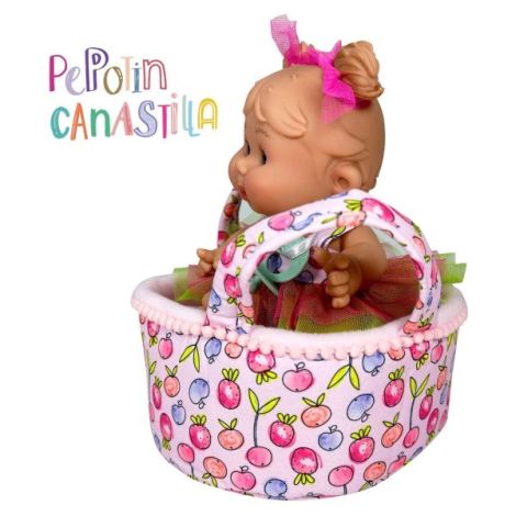 Papusa Nines D'Onil, Colectia Pepotin Canastilla, cu miros de vanilie, 21 cm - poza 4