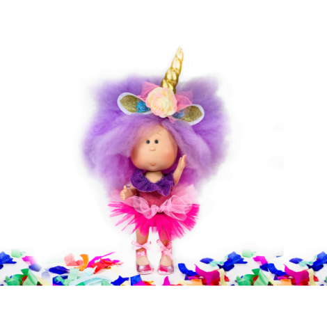 Papusa Nines D'Onil, Mia Unicorn, cu miros de vanilie, 30 cm - poza 2