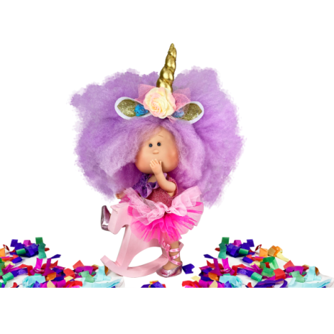 Papusa Nines D'Onil, Mia Unicorn, cu miros de vanilie, 30 cm - poza 3