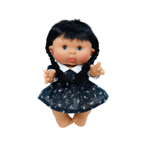 Papusa Nines D'Onil, Wednesday, cu miros de vanilie, 26 cm - poza 1