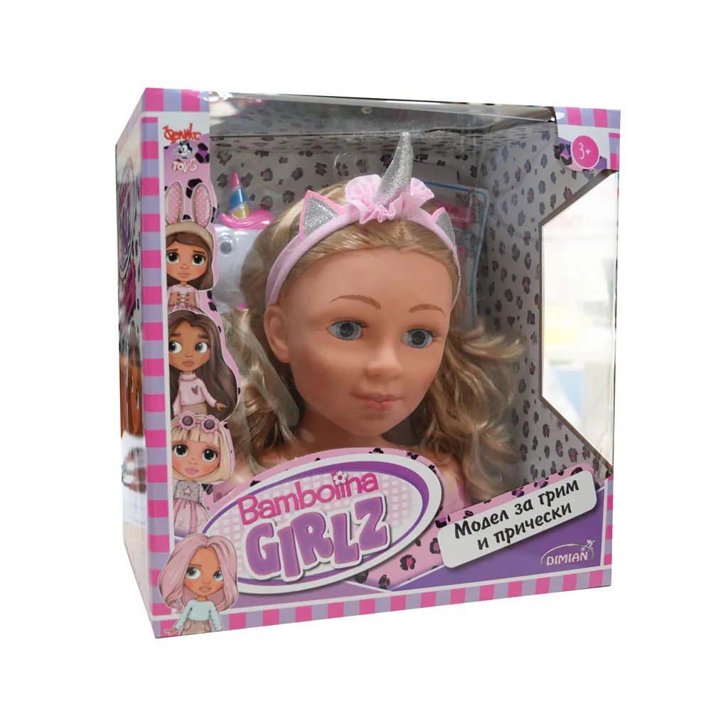 Papusa pentru machiaj si Coafura Bambolina Girlz 26 cm, accesorii incluse - poza 2