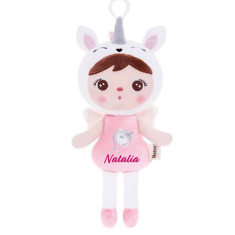 Papusa personalizata de plus Unicorn Pastel (mini)
