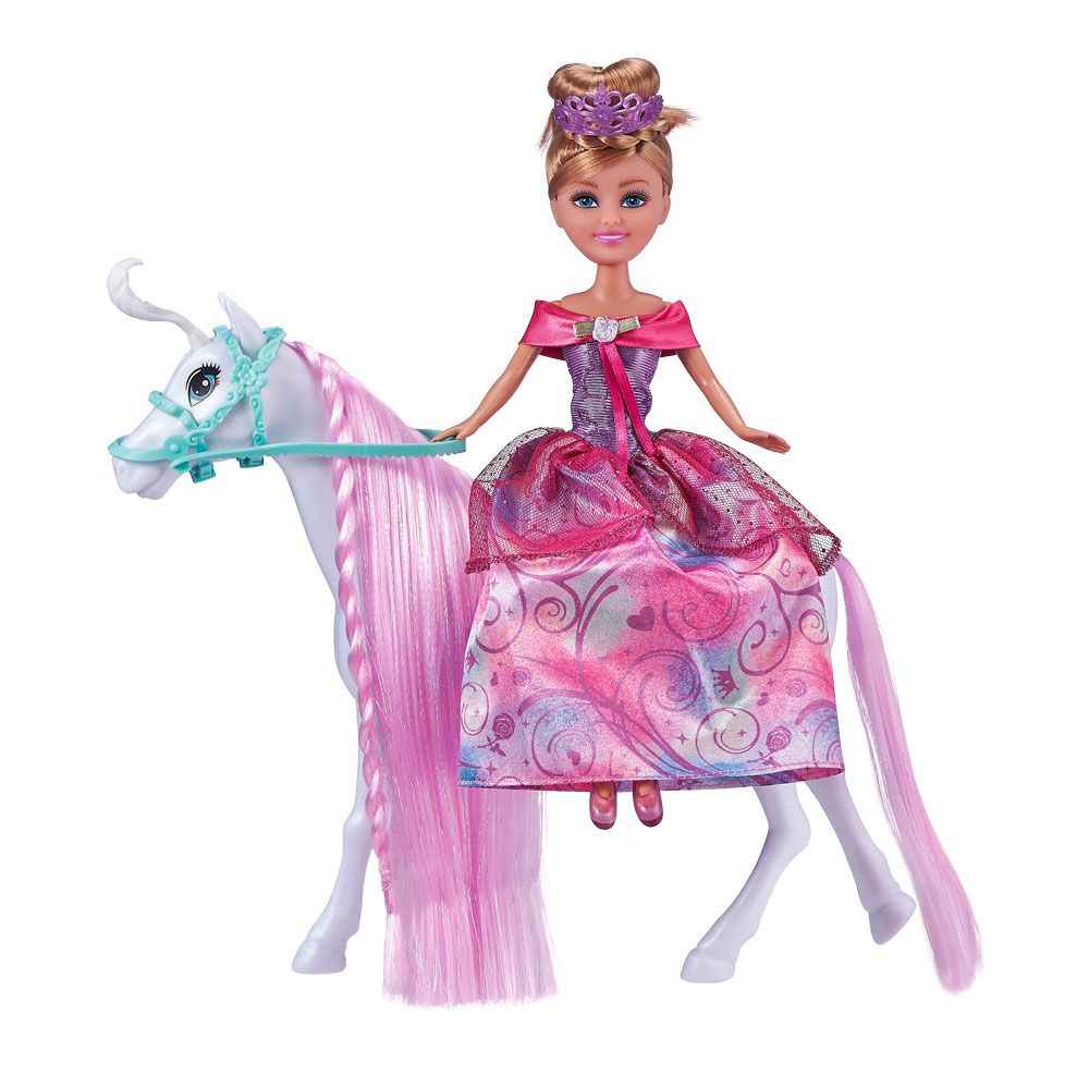 Papusa printesa cu cal Sparkle Girlz - poza 1