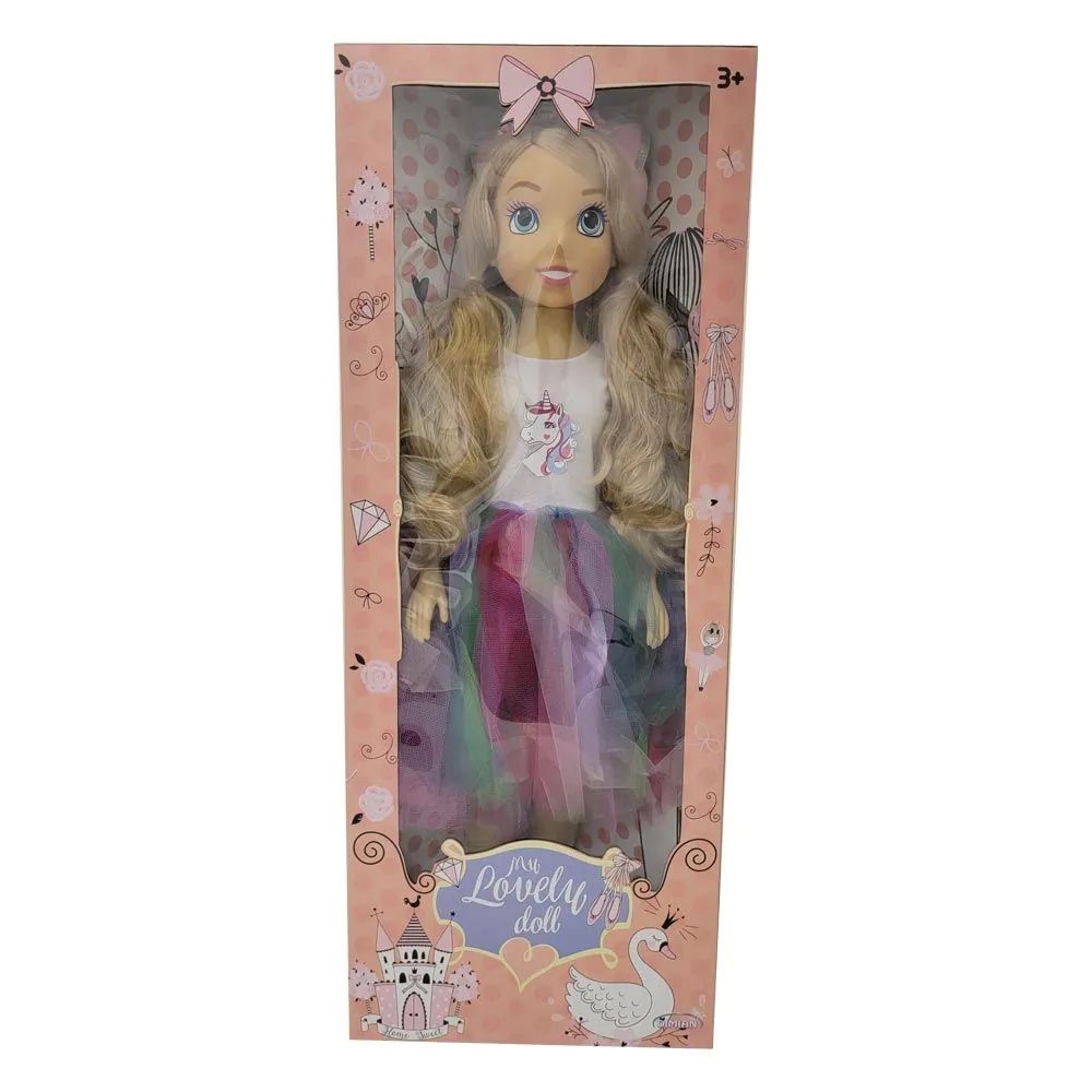 Papusa printesa Fashion Doll Unicorn 80 cm - poza 2