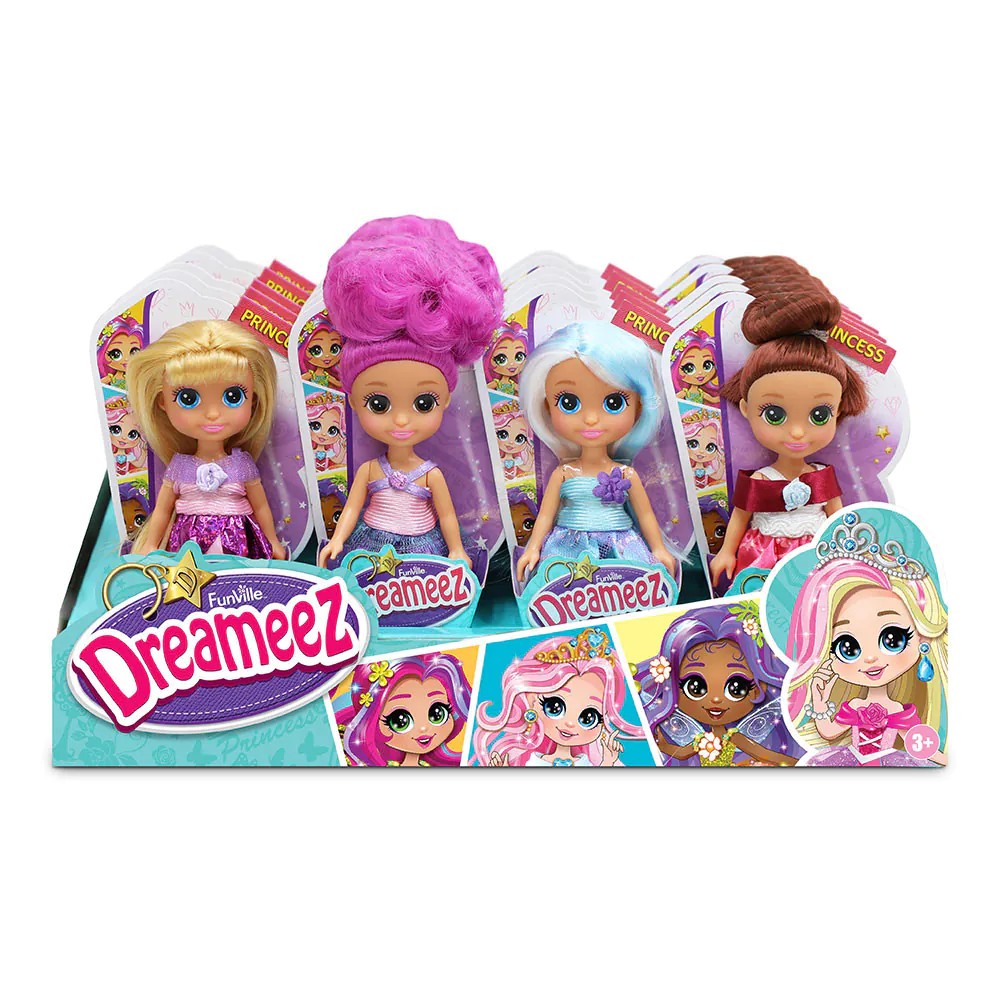 Papusa printesa in cornet DREAMEEZ Doll Princess 12 cm diverse modele - poza 5