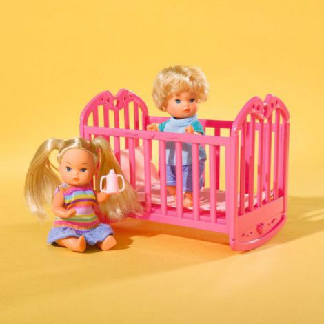 Papusa Simba Steffi Love 29 cm Baby World cu 2 copii, 1 bebelus si accesorii - poza 4