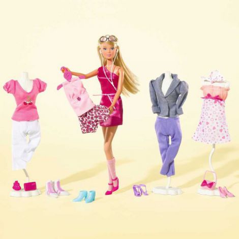 Papusa Simba Steffi Love 29 cm Mega Fashion cu 45 accesorii - poza 2