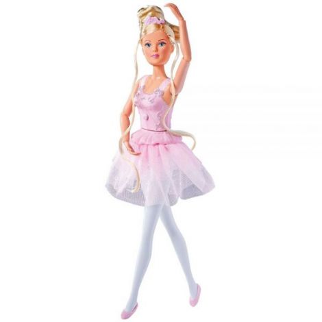 Papusa Simba Steffi Love Dancing Ballerinas 29 cm cu figurina - poza 3