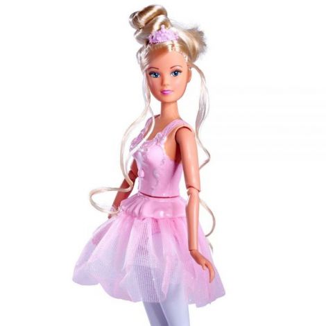 Papusa Simba Steffi Love Dancing Ballerinas 29 cm cu figurina - poza 4