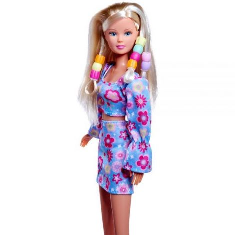 Papusa Simba Steffi Love Hair Beads 29 cm cu accesorii - poza 3