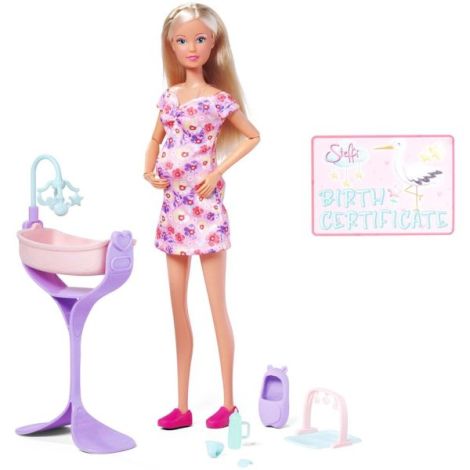 Papusa Simba Steffi Love Hello Baby 29 cm cu accesorii - poza 3