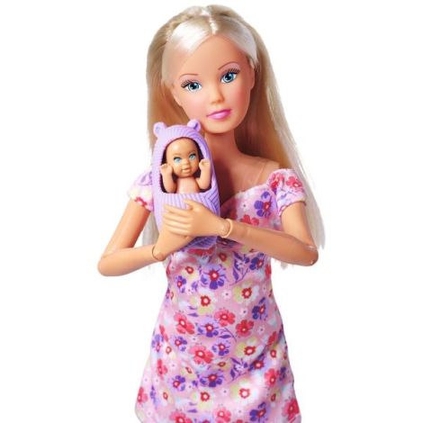 Papusa Simba Steffi Love Hello Baby 29 cm cu accesorii - poza 4
