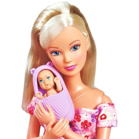 Papusa Simba Steffi Love Hello Baby 29 cm cu accesorii - poza 5