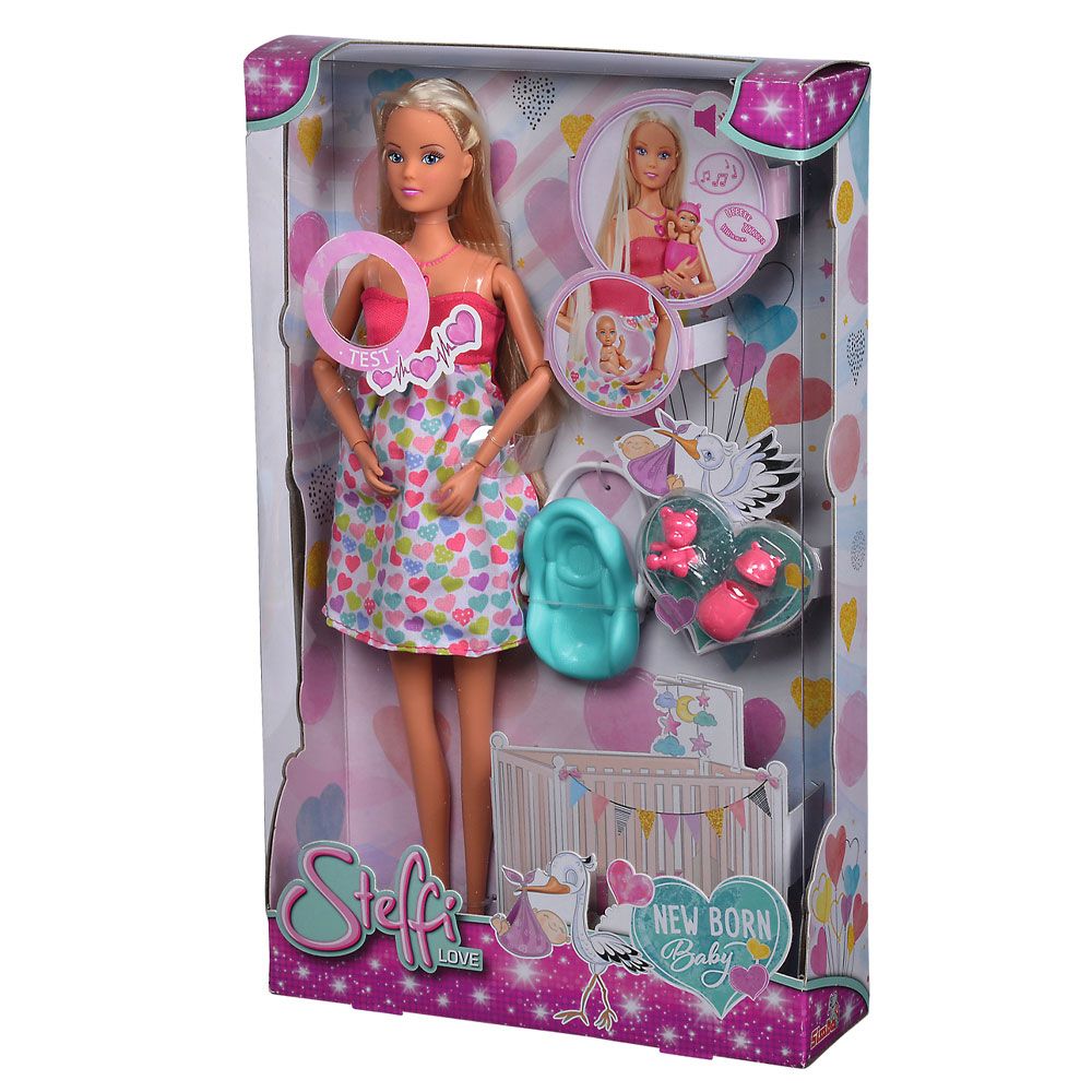 Papusa Simba Steffi Love New Born Baby 29 cm - poza 3