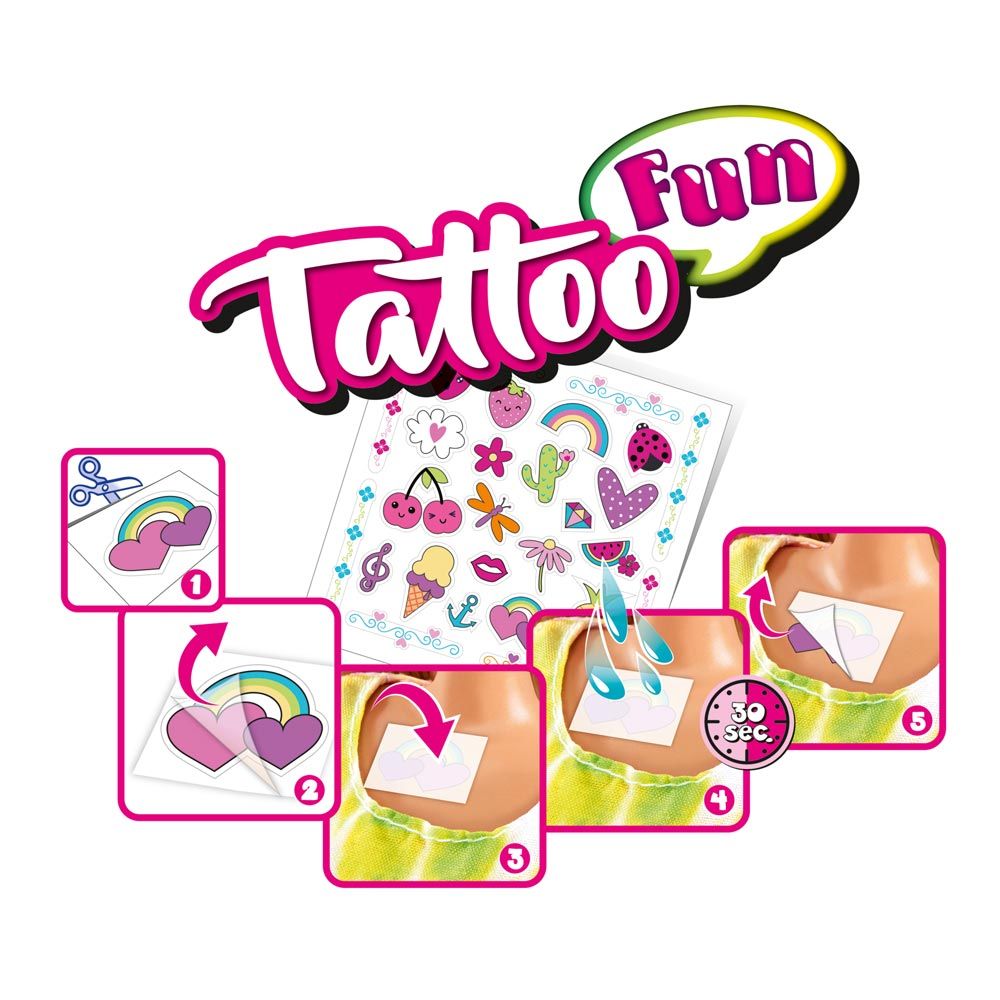 Papusa Simba Stefi Love cu tatuaje Tattoo Fun - poza 3