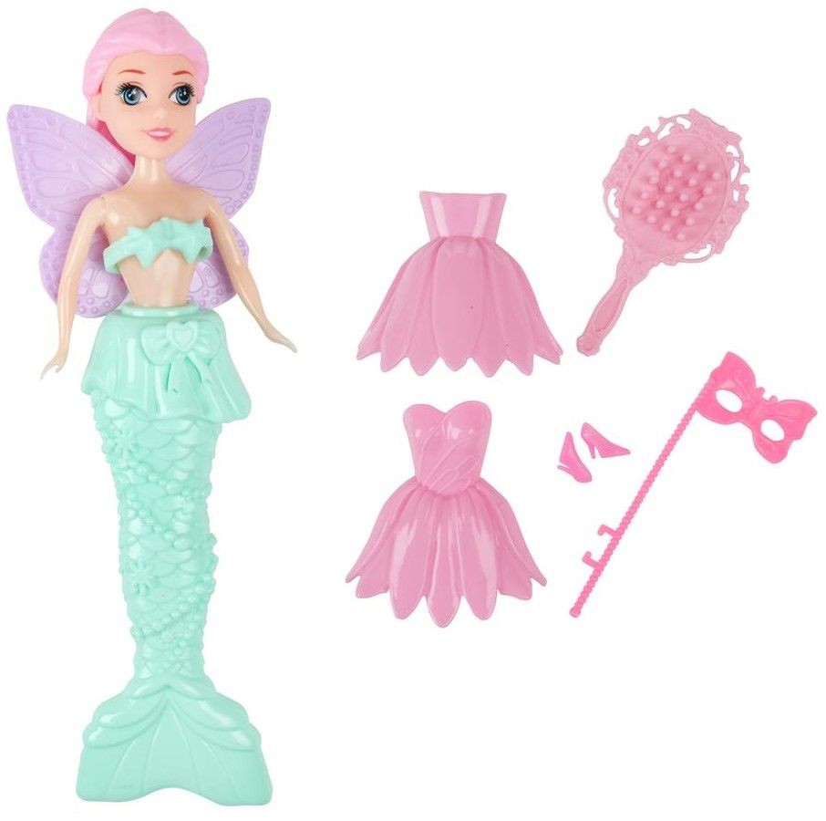 Papusa sirena 21 cm cu accesorii TToys - poza 1
