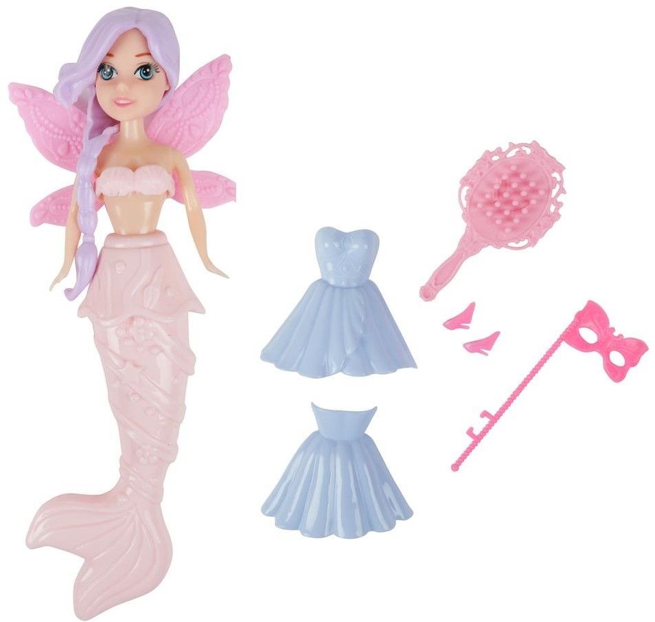 Papusa sirena 21 cm cu accesorii TToys - poza 3