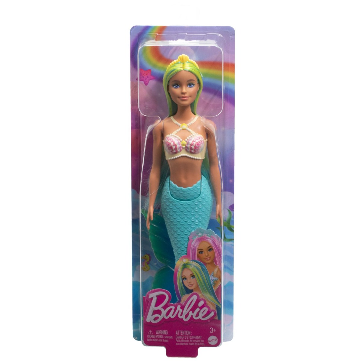 Papusa sirena Barbie Dreamtopia HRR02 diverse modele - poza 4