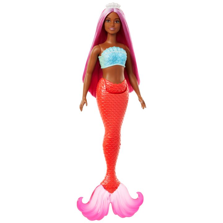 Papusa sirena Barbie Dreamtopia HRR02 diverse modele - poza 5