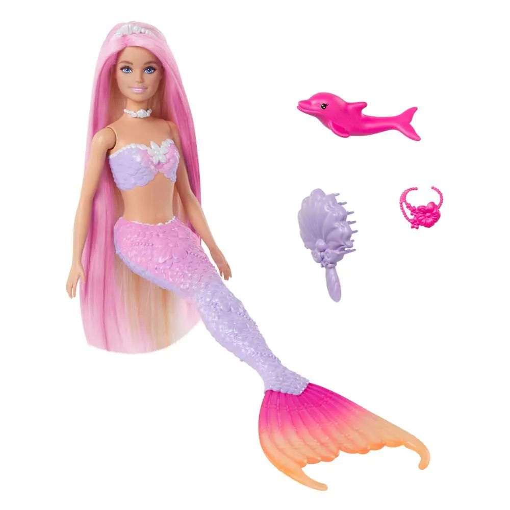 Papusa sirena cu culori schimbatoare Barbie Fairies and Mermaids - poza 1